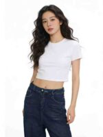 Clearance Sale 166PCS Women's Lazy Casual Fleece Lined Harem Jeans Sizes M-4XL Stock Lot Wholesale - Image 8