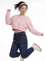 Clearance Sale 166PCS Women's Lazy Casual Fleece Lined Harem Jeans Sizes M-4XL Stock Lot Wholesale - Image 4