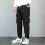Clearance Sale 790pcs Trendy Brand Men's Fleece Lined Windproof Cargo Jogger Pants Sizes XL-4XL Bulk Wholesale - Image 4