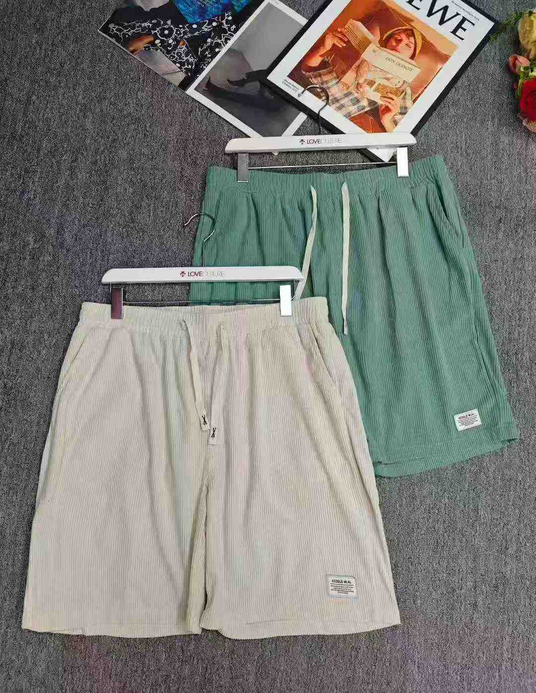 Clearance Bulk Lot 72 Pcs Heavyweight Oversized Men's Casual Shorts Sizes M-2XL With Drawstring Pockets - Image 2