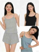 Clearance Bulk Stock 2502 Sets Hot Selling Casual Sexy Cami Top & Shorts Set Sizes S-2XL - Image 6