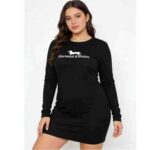 Clearance Bulk Lot 1073 Pcs Plus Size Black Casual Women Dresses S-3XL Soft Stretchy Fabric - Image 6