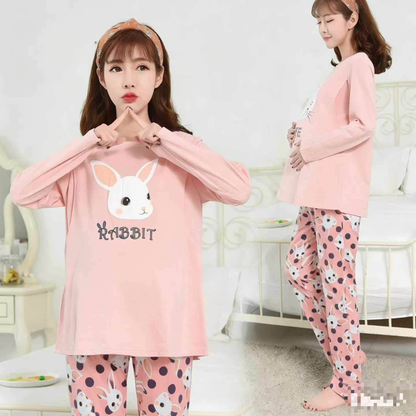 Bulk Wholesale Lot of 150 Pcs Maternity Nursing Wear - M to 2XL, Drawstring Pants, Cotton, Individually Packaged with Tags - Image 1