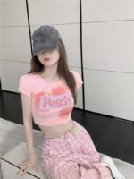 Bulk Wholesale Lot: 165 Pcs Women's Short Sleeve Tops - Individual Packing, One Size - Stock Clearance - Image 6