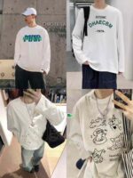 Bulk Wholesale: 4000pcs Long Sleeve O-Neck T-Shirts, 220gsm Cotton, S-4XL, Individual Packing, Stock Clearance Lot - Image 9