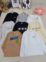 Bulk Wholesale: 4000pcs Long Sleeve O-Neck T-Shirts, 220gsm Cotton, S-4XL, Individual Packing, Stock Clearance Lot - Image 3