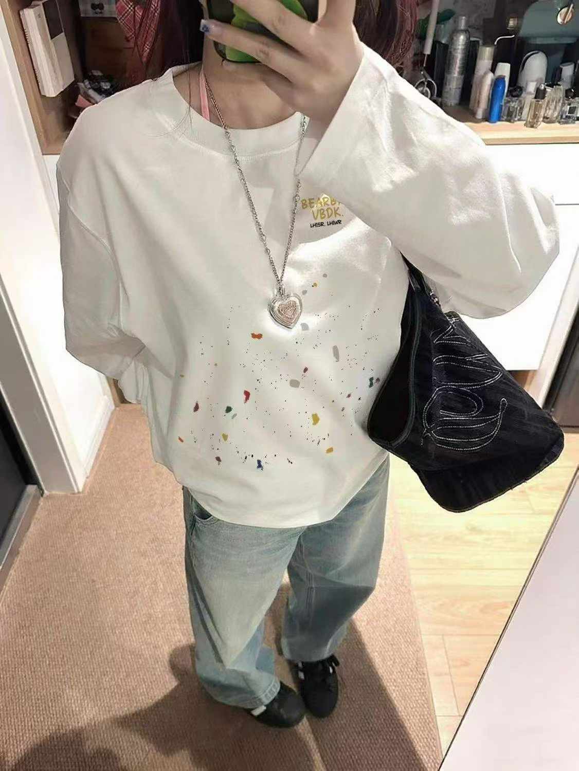 Bulk Wholesale: 4000pcs Long Sleeve O-Neck T-Shirts, 220gsm Cotton, S-4XL, Individual Packing, Stock Clearance Lot - Image 2