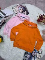 Bulk Kids' Cotton Fleece Hoodies & Crewnecks - 6200pcs Stock Lot (Sizes 80-160cm, Solid Colors, Packed) - Image 8