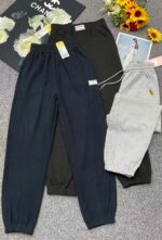 Wholesale Clearance: Spring New Waffle Knit Elastic Waist Casual Joggers (S-XL) - 290pcs Lot - Image 1