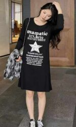 Wholesale Lot of 230 Pcs Spring Vintage Oversized Cotton T-Shirt Dresses, M-2XL, Individually Packed - Image 6