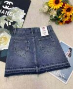 Wholesale Stock Lot - Summer New Vintage Washed Cotton Denim Mini Skirts, Independent Packaging, S-XL, Approx 180pcs - Image 6