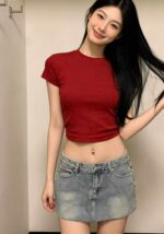 Wholesale Lot: 325pcs Branded Vintage Washed Cotton Denim Mini Skirts, XXS-L, with Tag & Individual Packaging - Image 5