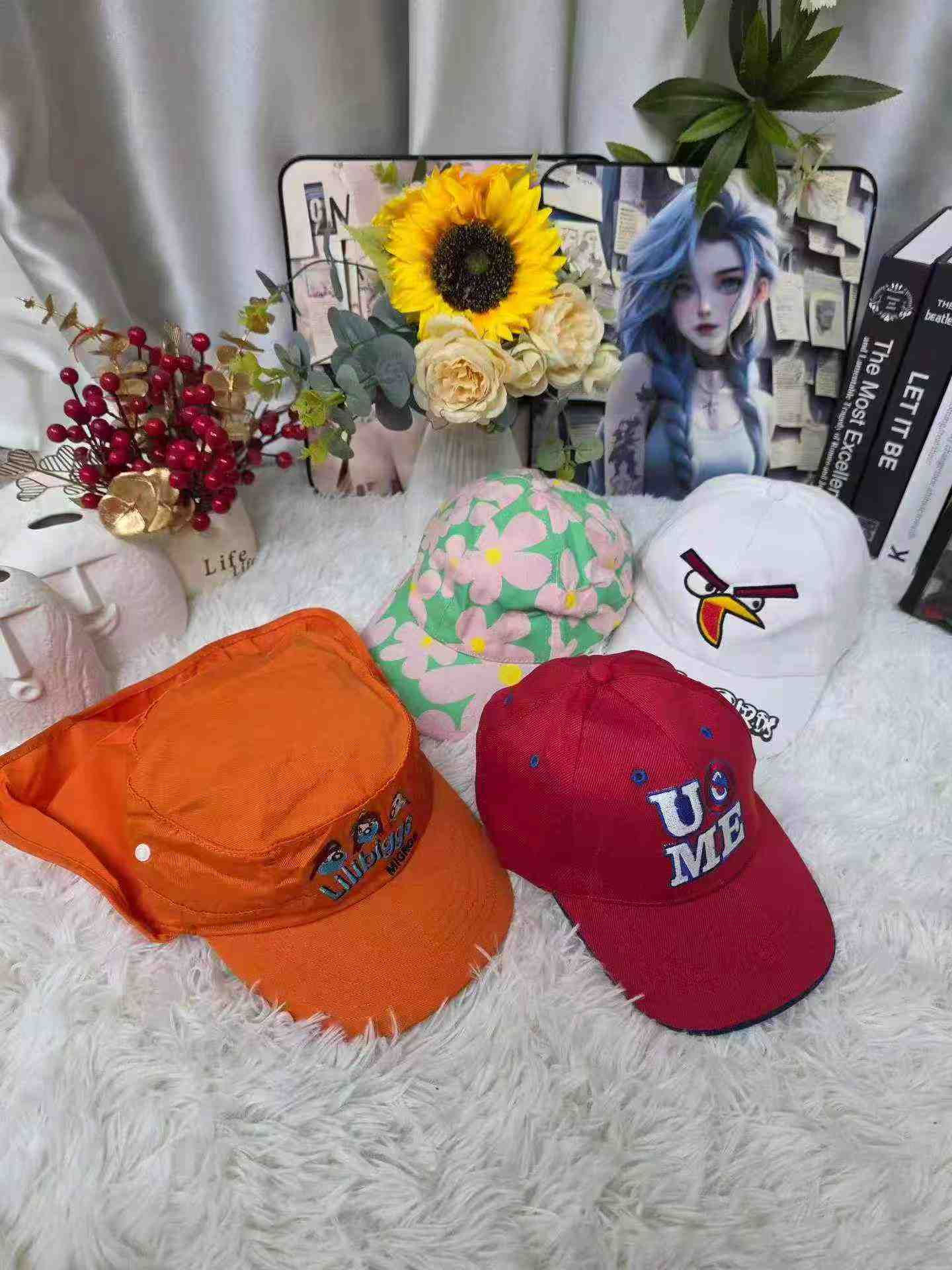 Wholesale Lot of 2900 Kids Baseball Caps - Clearance Stock for Export - Image 2