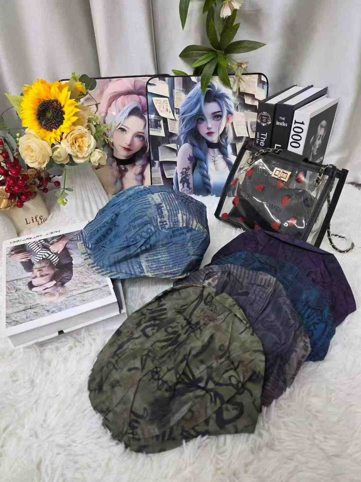 Wholesale Lot of 720 Retro Beret & Newsboy Caps - Stock Clearance for Export - Image 2