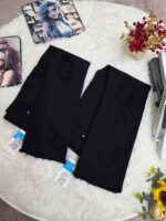 Bulk Stock Lot: 455 Pairs Unisex Distressed Hem Raw Edge Jeans, Sizes S-3XL, Individual Pack with Tags - Image 5