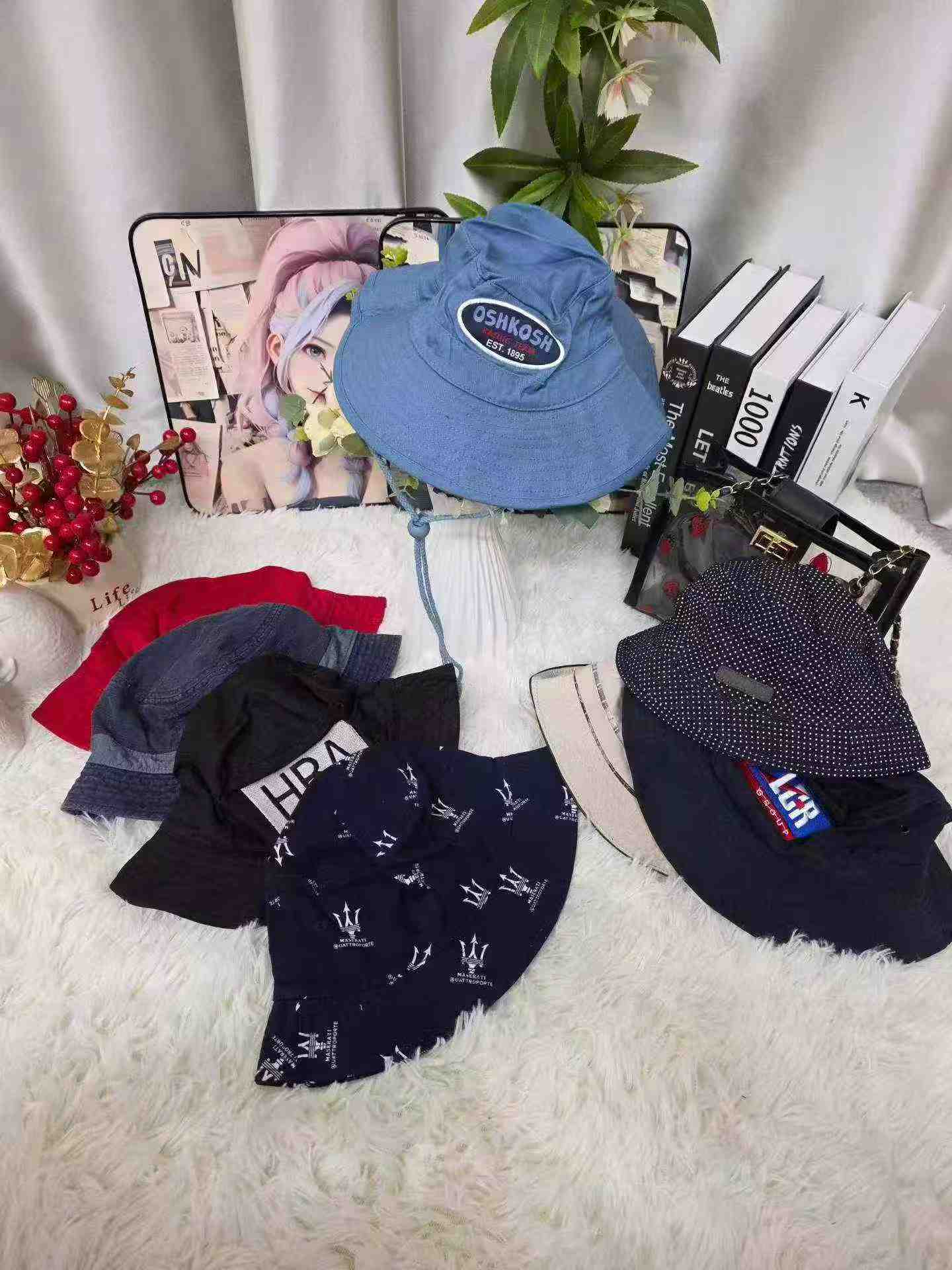 Wholesale Lot of 7100 Japanese Style Sun Hats & Fisherman Hats - Clearance Stock - Image 2