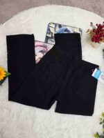 Wholesale Stock Lot: 210pcs American Style Streetwear Black Ripped Distressed Straight & Flare Jeans, Sizes S-3XL, Individually Packaged with Tags - Image 3
