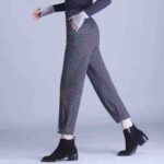 Wholesale Lot: 110pcs Spring Branded Overstock Tweed Trousers with Tags, S-L, Clearance Price - Image 5