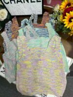 Wholesale Clearance: Summer New Design Colorful Rainbow Stripe Knit Camisole Tops, Independent Packaging, Soft Fabric, 2 Styles 2 Colors, 3320pcs Stock Lot - Image 9