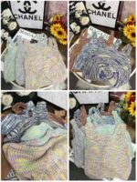 Wholesale Clearance: Summer New Design Colorful Rainbow Stripe Knit Camisole Tops, Independent Packaging, Soft Fabric, 2 Styles 2 Colors, 3320pcs Stock Lot - Image 2