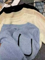 Summer Wholesale Lot: 230pcs Korean Style Viscose Knit T-Shirts with Pocket Design, Breathable Fabric, One-Size, Individually Packed - Image 2