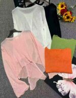 Summer New Style Korean Loose Knitted Sun Protection Top - 910pcs Stock Lot Clearance - Image 1