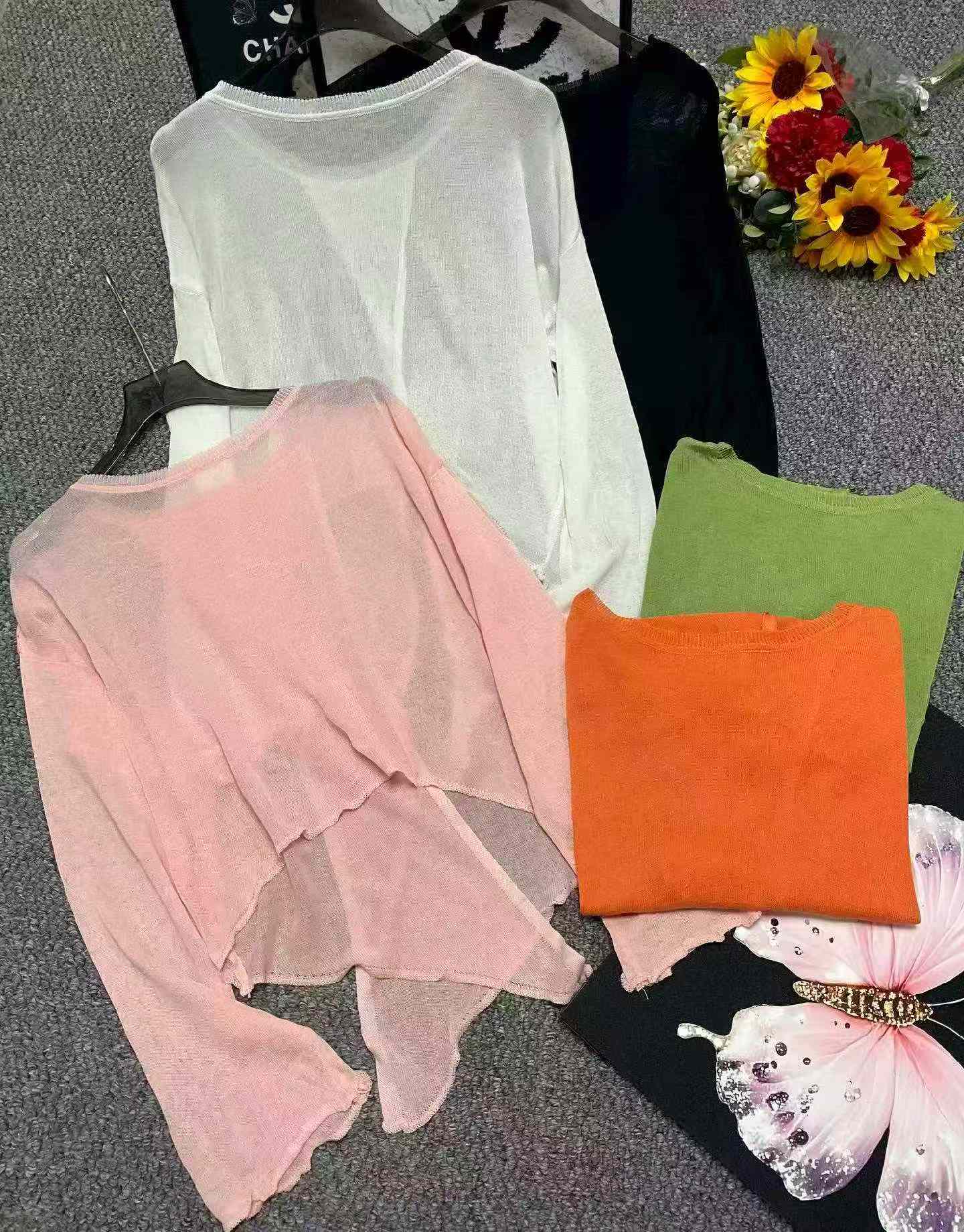 Summer New Style Korean Loose Knitted Sun Protection Top - 910pcs Stock Lot Clearance - Image 1