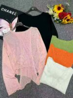 Summer New Style Korean Loose Knitted Sun Protection Top - 910pcs Stock Lot Clearance - Image 9