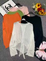 Summer New Style Korean Loose Knitted Sun Protection Top - 910pcs Stock Lot Clearance - Image 8