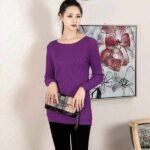 Winter Plain Loose Fit Fleece-Lined Thick Knit Pullover Sweater - Multi-Color Stock Lot (685pcs) - Off-Season Clearance - Image 4