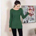 Winter Plain Loose Fit Fleece-Lined Thick Knit Pullover Sweater - Multi-Color Stock Lot (685pcs) - Off-Season Clearance - Image 3