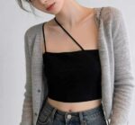 Wholesale Lot of 965 Pcs Summer Brand Halter Neck Off-Shoulder Knit Camisoles - Clothing Stock Lots - Image 6