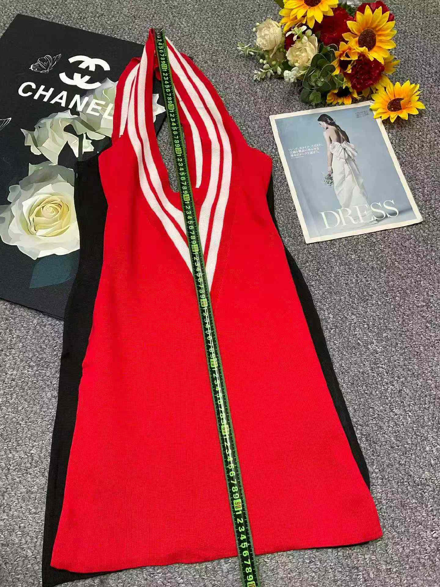 Wholesale 1060 Pcs Summer Women's V-Neck Bodycon Knit Dress - Fashionable, Stretchy, Individually Packed - Image 2