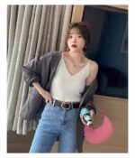 Bulk Wholesale: 470 Pcs Spring Summer Slim Fit Stretchy Knit Camisole Tops, Independent Packing, Soft Fabric, Clothing Stock Lots - Image 6