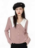 Bulk Wholesale Lot of 89 Pcs Spring New Loose Knitted Sweaters - Chanel Style Thin Cardigan, Independent Packaging, Soft Stretchy Fabric, One Size - Image 6