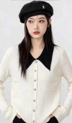 Bulk Wholesale Lot of 89 Pcs Spring New Loose Knitted Sweaters - Chanel Style Thin Cardigan, Independent Packaging, Soft Stretchy Fabric, One Size - Image 3