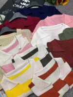 Wholesale Summer Short Sleeve Knit Tops - Korean Style, Loose Fit, 2560 Pcs Clothing Stock Lots - Image 3