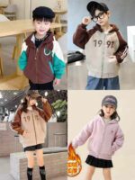 1600 PCS Kids' Fleece-Lined Jackets/Coats Stock Lot - Sizes 110-160, Individually Packaged with Tags - Image 4