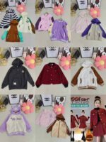 1600 PCS Kids' Fleece-Lined Jackets/Coats Stock Lot - Sizes 110-160, Individually Packaged with Tags - Image 3