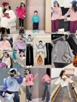 8000 Pcs Kids' Fleece-Lined Hoodies Stock Lots - Unisex, Sizes 100-160, New Styles, Individually Packed - Image 9