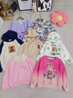 8000 Pcs Kids' Fleece-Lined Hoodies Stock Lots - Unisex, Sizes 100-160, New Styles, Individually Packed - Image 8