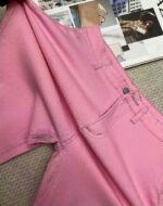 Wholesale Stock Lot: 130pcs Branded American Style High-Elasticity Washed Cotton Distressed Flared Jeans, Size 27-32, Individual Packing - Image 3