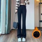 500 Pcs Corduroy Flared Pants - Fleece Lined, Elastic Waist, Black & White, Individually Packaged with Tags, Clothing Stock Lots - Image 6