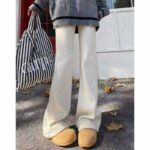 500 Pcs Corduroy Flared Pants - Fleece Lined, Elastic Waist, Black & White, Individually Packaged with Tags, Clothing Stock Lots - Image 3