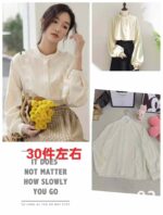 Wholesale Ladies Blouses Stock Lot - Approximately 530 Pcs, Sleeve Lengths & Sizes M-3XL - Image 6