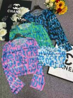 Wholesale Clothing Stock Lots: 300 Pcs Summer Tie-Dye Sheer Sun Protection Long Sleeve Shirts, Individually Packed, One Size - Image 1