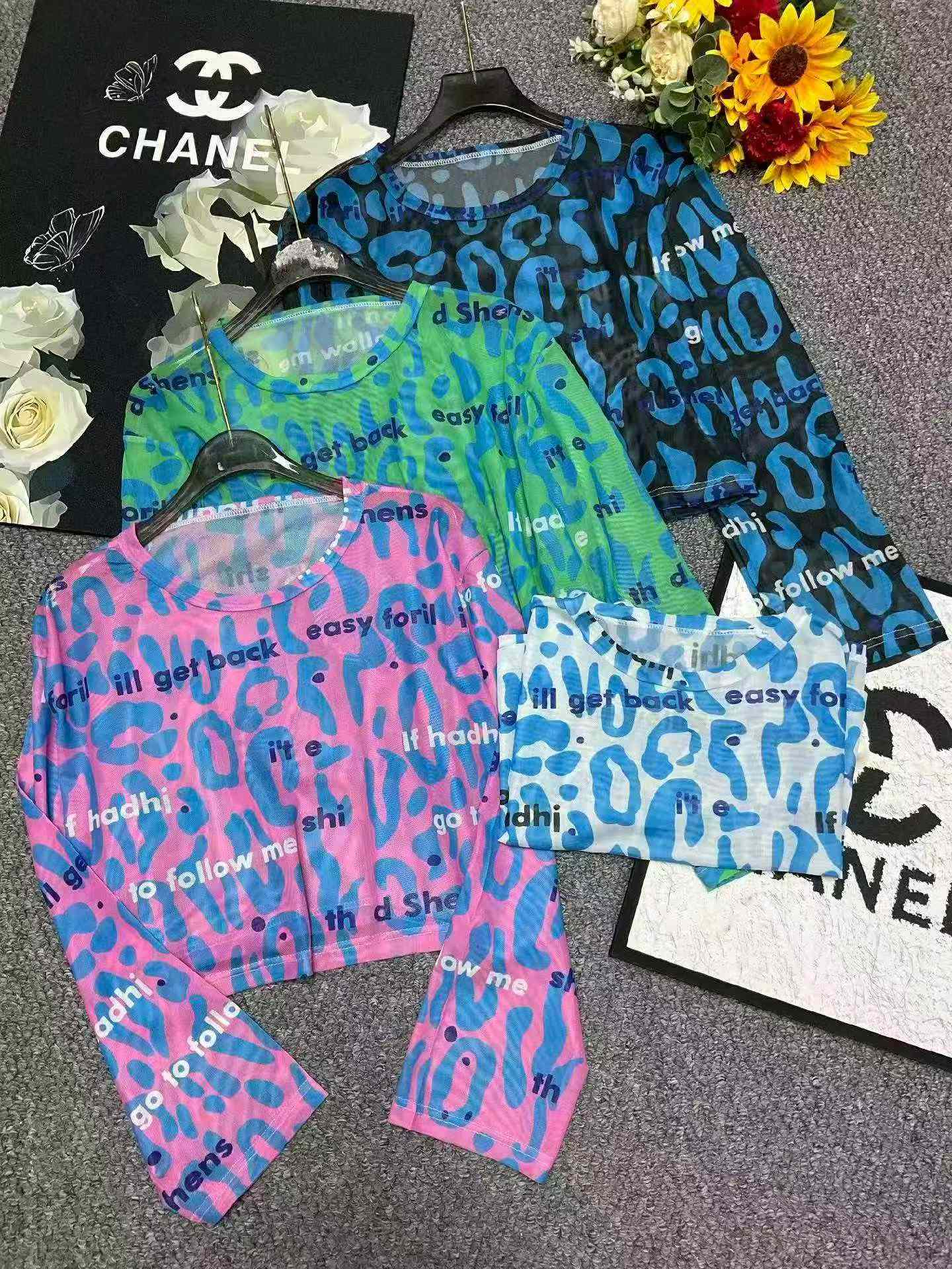 Wholesale Clothing Stock Lots: 300 Pcs Summer Tie-Dye Sheer Sun Protection Long Sleeve Shirts, Individually Packed, One Size - Image 1