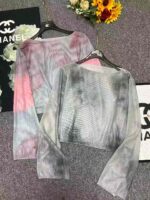 Wholesale Clothing Stock Lots: 300 Pcs Summer Tie-Dye Sheer Sun Protection Long Sleeve Shirts, Individually Packed, One Size - Image 8