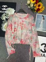 Wholesale Clothing Stock Lots: 300 Pcs Summer Tie-Dye Sheer Sun Protection Long Sleeve Shirts, Individually Packed, One Size - Image 7