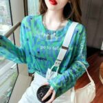 Wholesale Clothing Stock Lots: 300 Pcs Summer Tie-Dye Sheer Sun Protection Long Sleeve Shirts, Individually Packed, One Size - Image 6